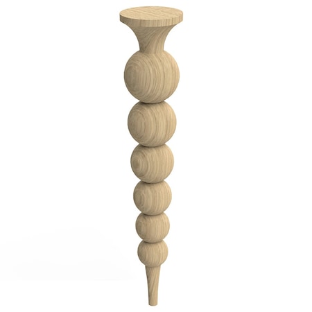 Designs Of Distinction 24" Perle Leg - White Oak 01245124WK1